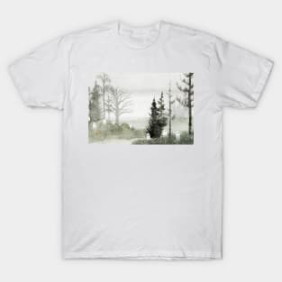 Wading through the marshes T-Shirt